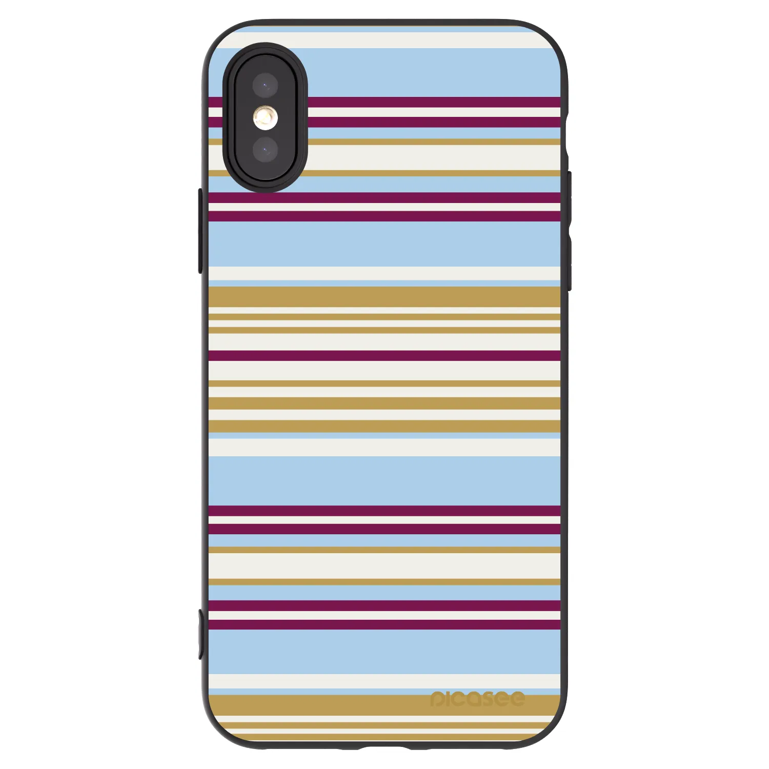 Picasee silikonski črni ovitek za Apple iPhone X/XS - Souvenir