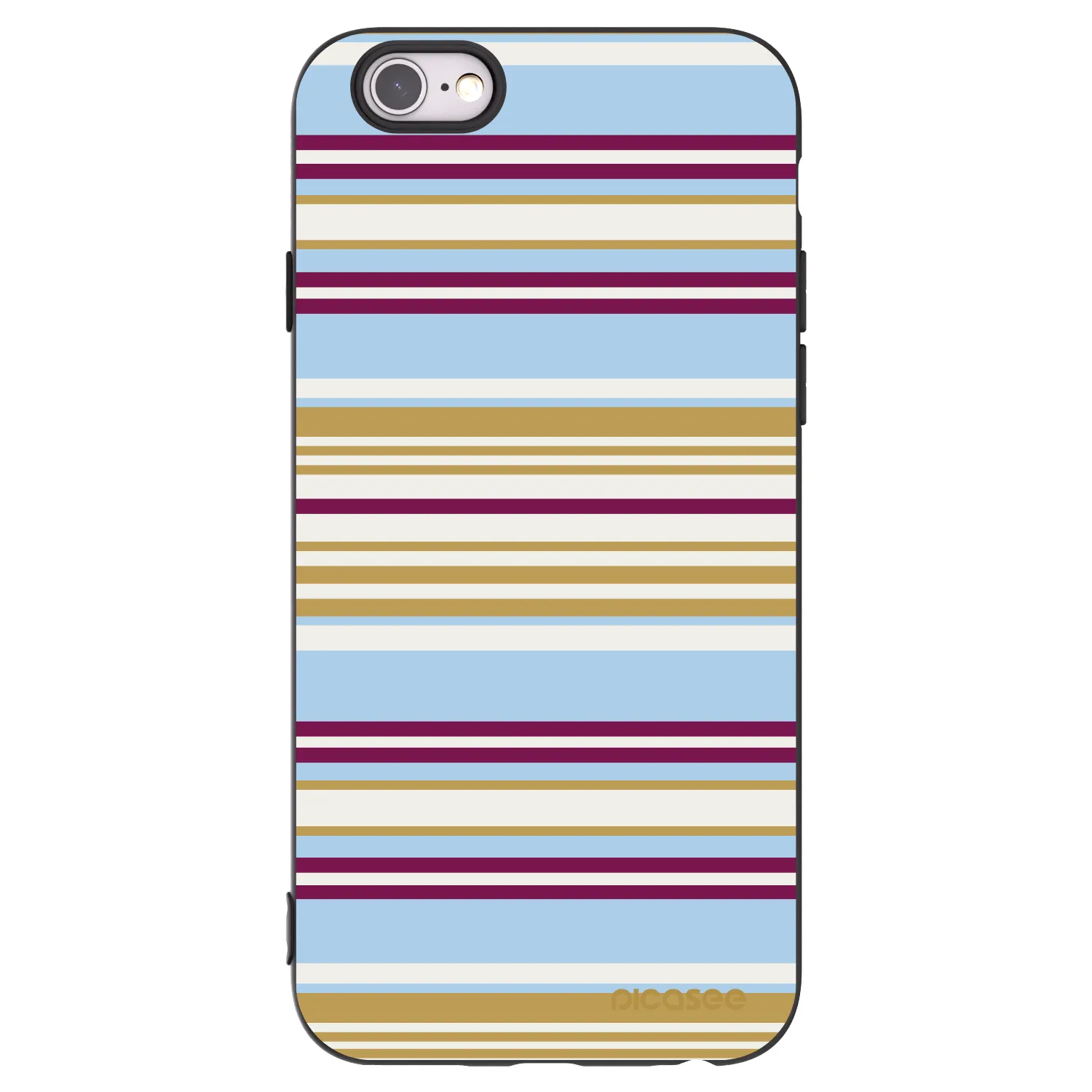 Picasee silikonski črni ovitek za Apple iPhone 6/6S - Souvenir