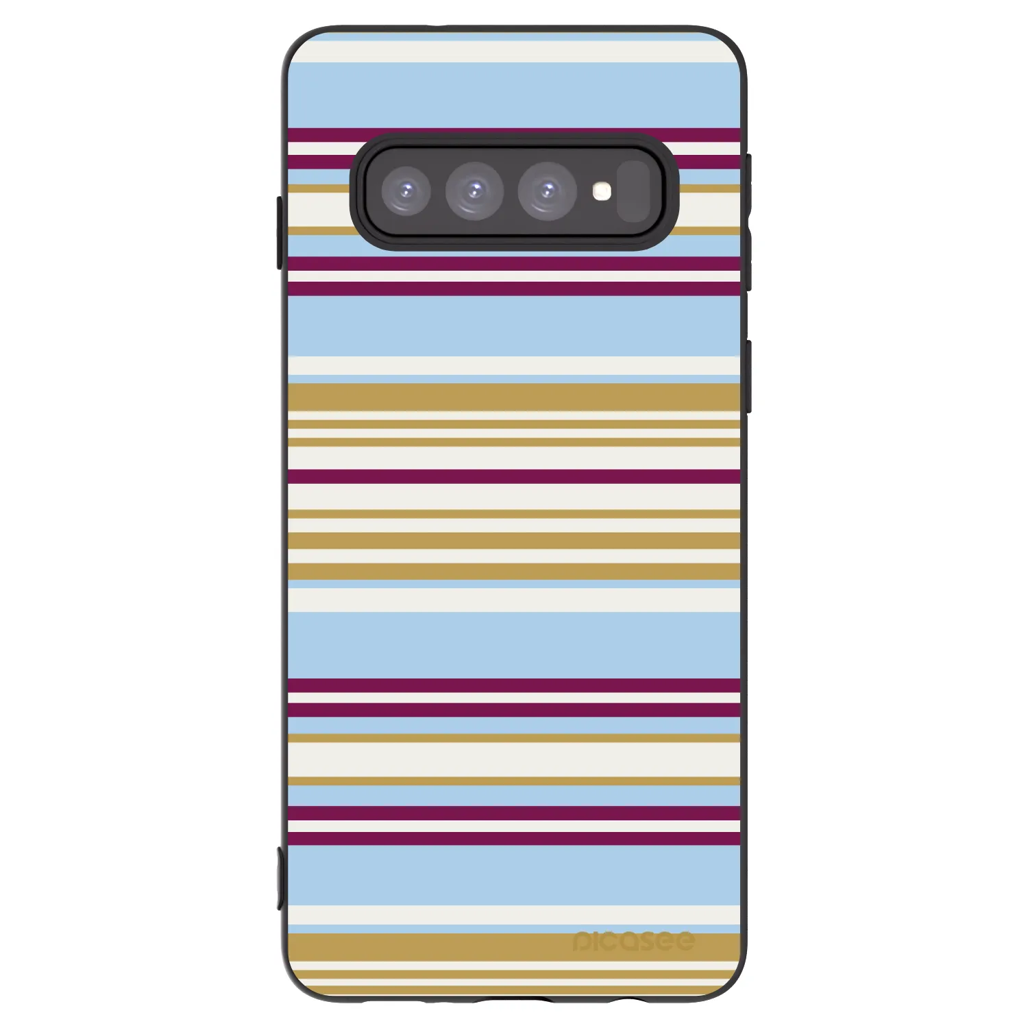 Picasee silikonski črni ovitek za Samsung Galaxy S10 G973 - Souvenir