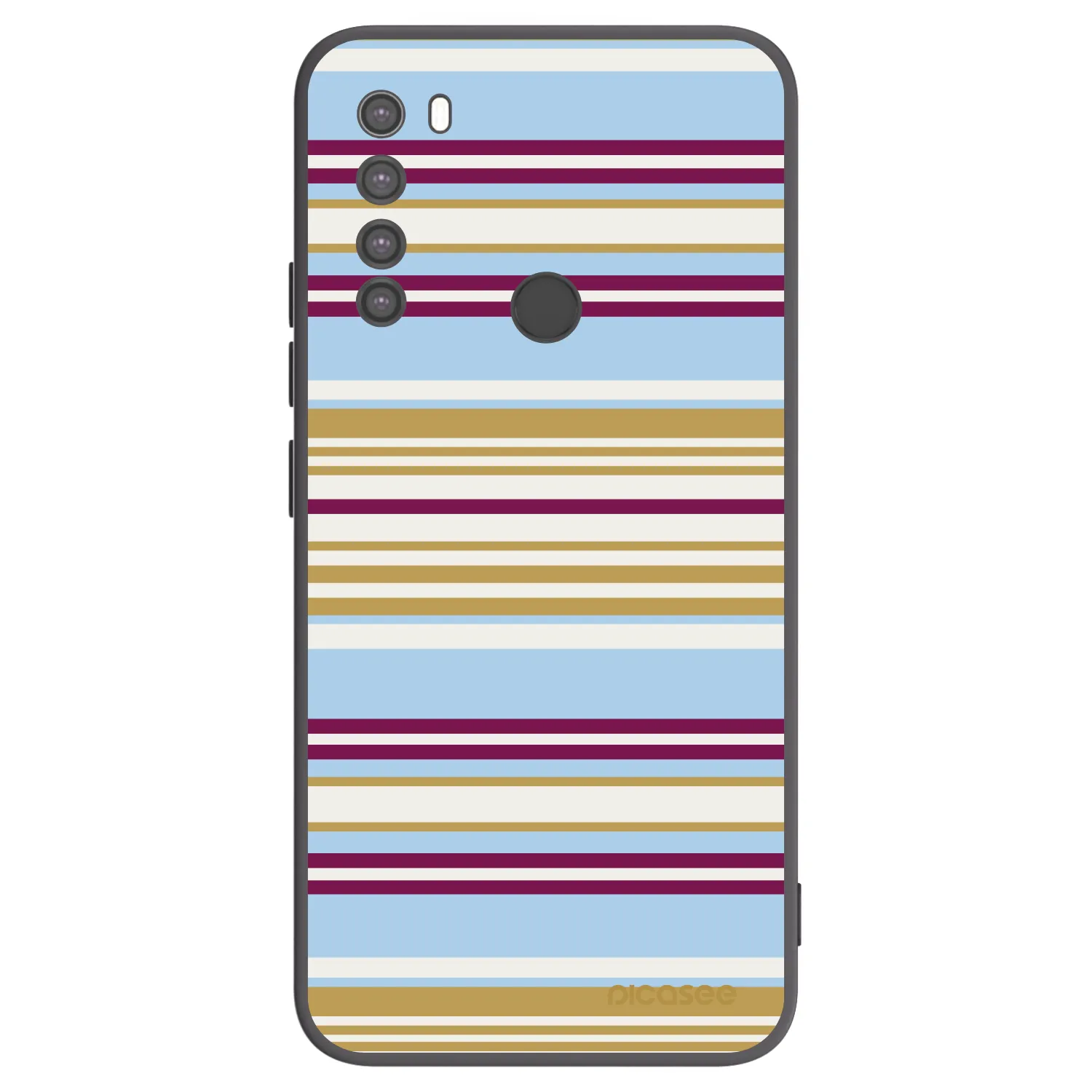 Picasee silikonski črni ovitek za Xiaomi Redmi Note 8 - Souvenir