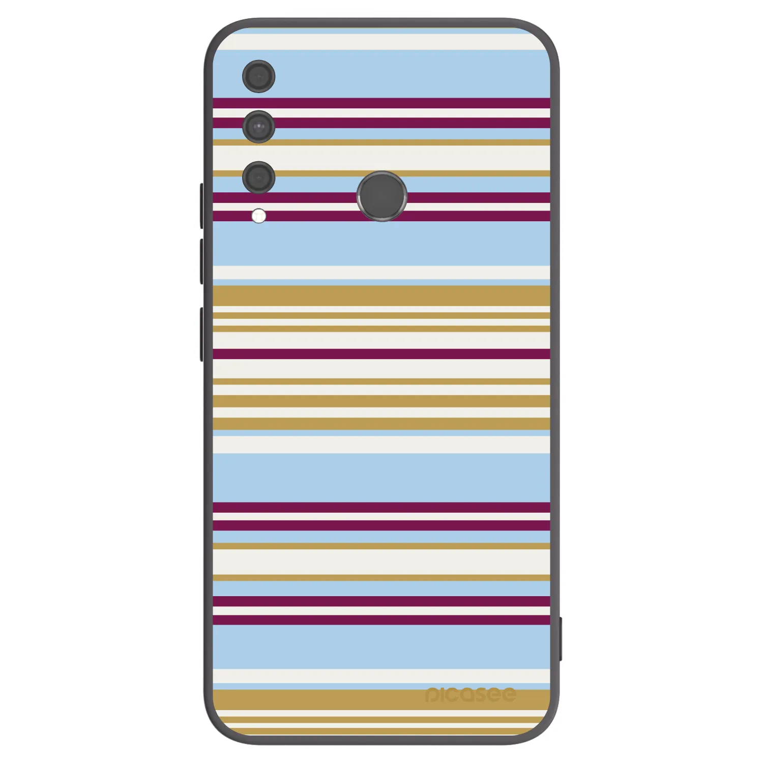 Picasee silikonski črni ovitek za Huawei P40 Lite E - Souvenir