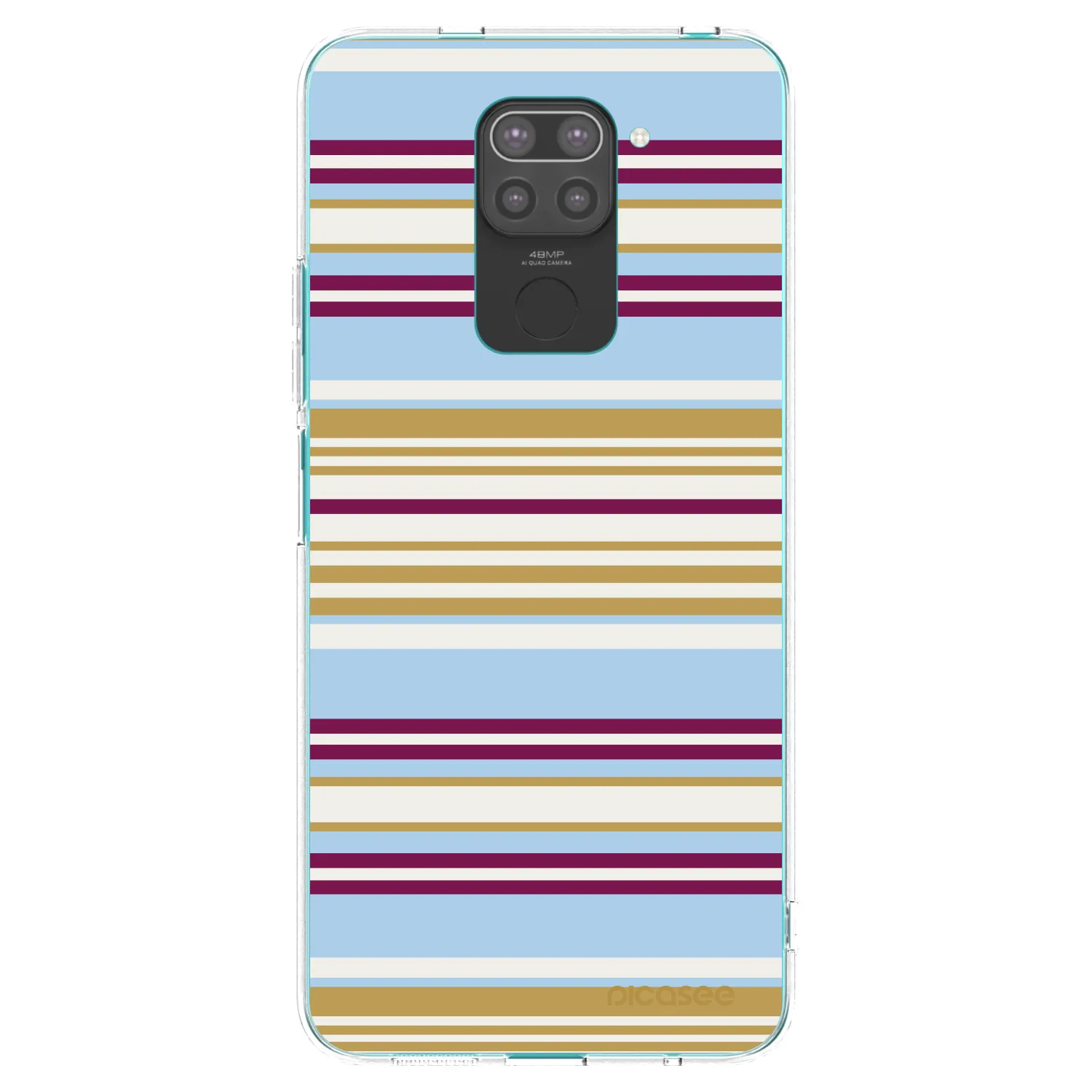 Picasee silikonski črni ovitek za Xiaomi Redmi Note 9 - Souvenir