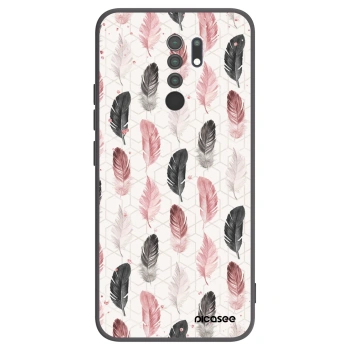 Picasee silikonski črni ovitek za Xiaomi Redmi 9 - Feather 2