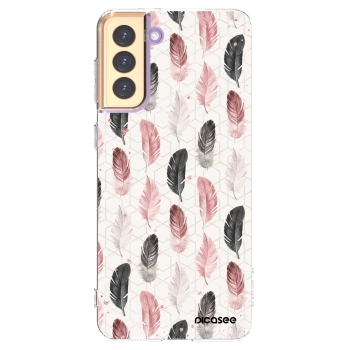 Picasee silikonski prozorni ovitek za Samsung Galaxy S21+ 5G G996F - Feather 2