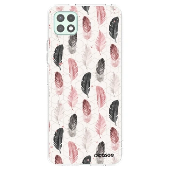 Picasee silikonski prozorni ovitek za Samsung Galaxy A22 A226B 5G - Feather 2