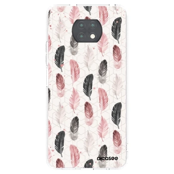 Picasee silikonski prozorni ovitek za Xiaomi Redmi Note 9T - Feather 2