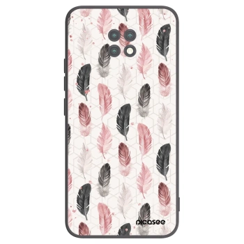 Picasee silikonski črni ovitek za Xiaomi Redmi Note 9T - Feather 2