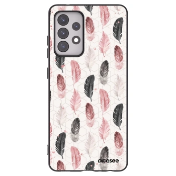 Picasee silikonski črni ovitek za Samsung Galaxy A52s 5G A528B - Feather 2