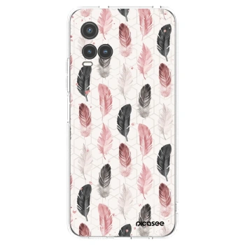 Picasee silikonski prozorni ovitek za Vivo Y33s - Feather 2