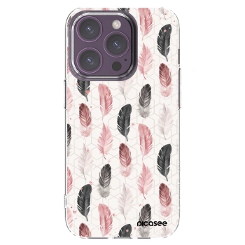 Picasee silikonski prozorni ovitek za Apple iPhone 14 Pro - Feather 2