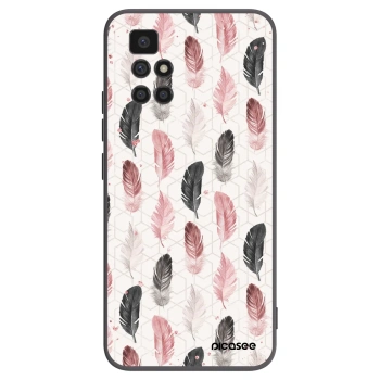 Picasee silikonski črni ovitek za Xiaomi Redmi 10 (2022) - Feather 2