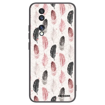 Picasee silikonski črni ovitek za Honor 70 - Feather 2