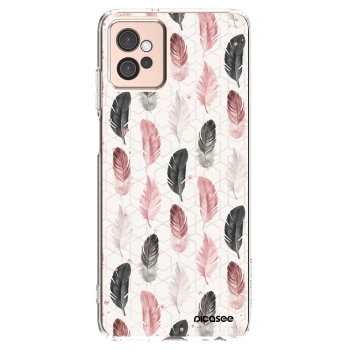 Picasee silikonski prozorni ovitek za Motorola Moto G32 - Feather 2
