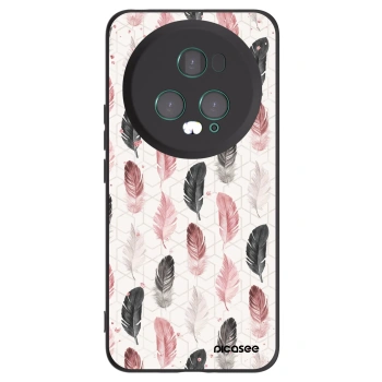 Picasee silikonski črni ovitek za Honor Magic5 Pro - Feather 2