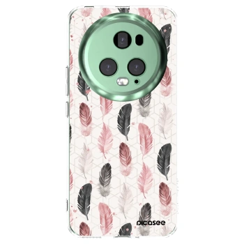 Picasee silikonski prozorni ovitek za Honor Magic5 Pro - Feather 2