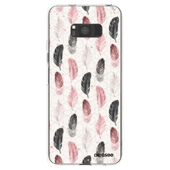 Picasee silikonski prozorni ovitek za Samsung Galaxy S8 G950F - Feather 2