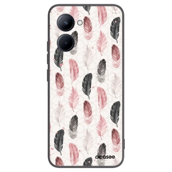 Picasee silikonski črni ovitek za Realme C33 (2023) - Feather 2