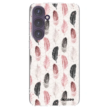 Picasee silikonski prozorni ovitek za Samsung Galaxy S24+ S926B 5G - Feather 2