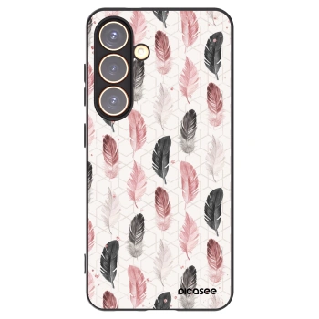 Picasee silikonski črni ovitek za Samsung Galaxy S24 S921B 5G - Feather 2
