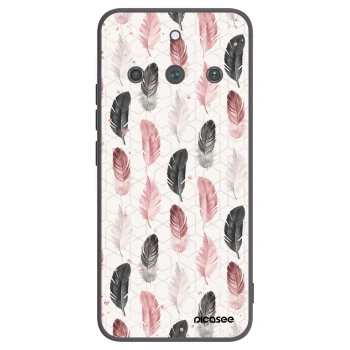 Picasee silikonski črni ovitek za Realme 11 Pro+ - Feather 2
