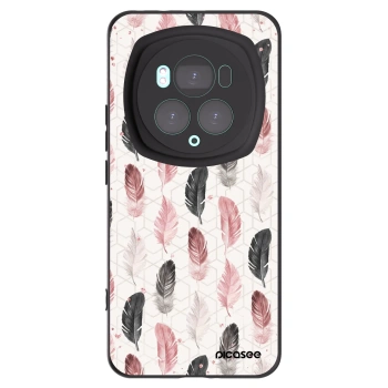 Picasee silikonski črni ovitek za Honor Magic6 Pro - Feather 2