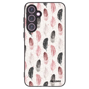 Picasee silikonski črni ovitek za Samsung Galaxy A35 5G A356B - Feather 2
