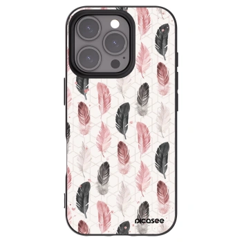 Picasee silikonski črni ovitek za Apple iPhone 16 Pro - Feather 2