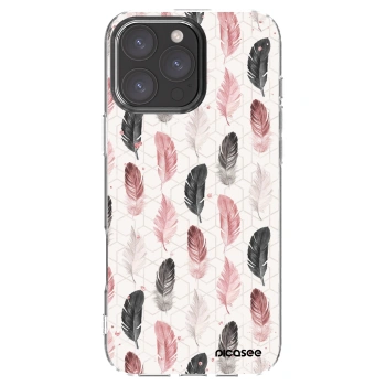 Picasee silikonski prozorni ovitek za Apple iPhone 16 Pro Max - Feather 2
