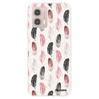 Picasee silikonski prozorni ovitek za Motorola Moto G53 5G - Feather 2