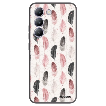 Picasee silikonski črni ovitek za Vivo V40 SE 5G - Feather 2