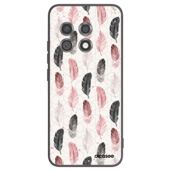Picasee silikonski črni ovitek za OnePlus 11 5G - Feather 2