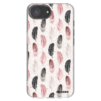 Picasee silikonski prozorni ovitek za Apple iPhone 16e - Feather 2