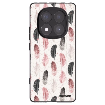 Picasee silikonski črni ovitek za Xiaomi Redmi Note 14 Pro+ 5G - Feather 2