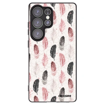 Picasee silikonski črni ovitek za Samsung Galaxy S25 Ultra 5G - Feather 2
