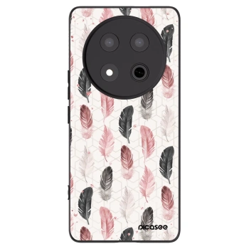 Picasee silikonski črni ovitek za Honor Magic7 Lite 5G - Feather 2