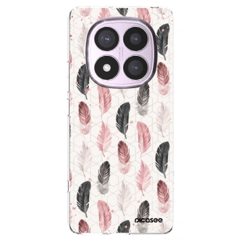 Picasee silikonski prozorni ovitek za Xiaomi Redmi Note 14 Pro 4G - Feather 2