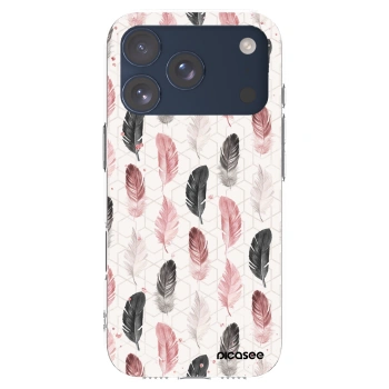 Picasee silikonski prozorni ovitek za Apple iPhone 17 Pro - Feather 2