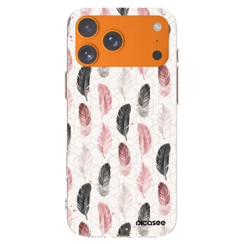Picasee silikonski prozorni ovitek za Apple iPhone 17 Pro Max - Feather 2