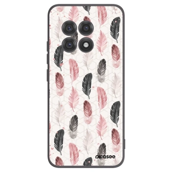 Picasee silikonski črni ovitek za OnePlus 13R 5G - Feather 2