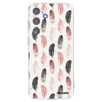 Picasee silikonski prozorni ovitek za Samsung Galaxy S25 FE 5G - Feather 2