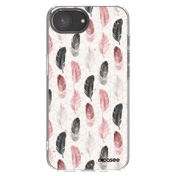 Picasee silikonski prozorni ovitek za Apple iPhone 17e - Feather 2