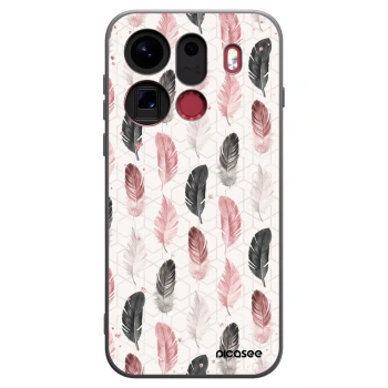 Picasee silikonski črni ovitek za OPPO Find X9 Pro - Feather 2