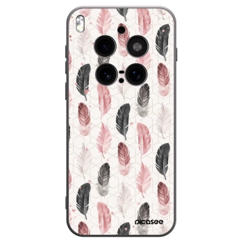 Picasee silikonski črni ovitek za Vivo X300 Pro - Feather 2