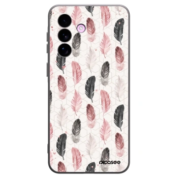 Picasee silikonski črni ovitek za Samsung Galaxy A57 5G - Feather 2
