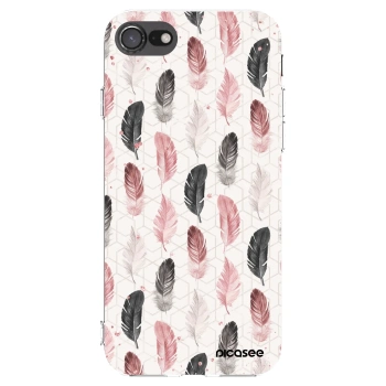 Picasee silikonski prozorni ovitek za Apple iPhone 8 - Feather 2