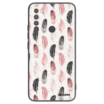 Picasee silikonski črni ovitek za Xiaomi Redmi Note 8 - Feather 2