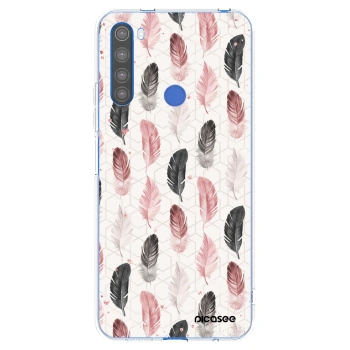 Picasee silikonski prozorni ovitek za Xiaomi Redmi Note 8T - Feather 2