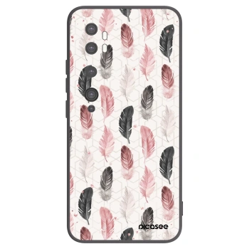 Picasee silikonski črni ovitek za Xiaomi Mi Note 10 (Pro) - Feather 2