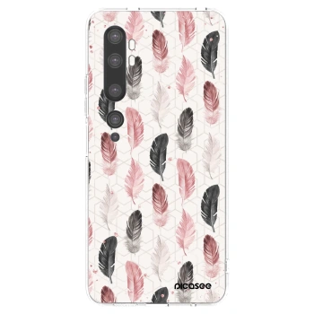 Picasee silikonski prozorni ovitek za Xiaomi Mi Note 10 (Pro) - Feather 2