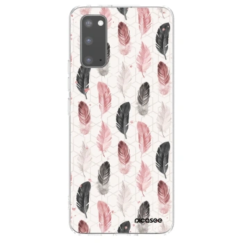 Picasee silikonski prozorni ovitek za Samsung Galaxy S20 G980F - Feather 2